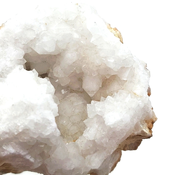 Clear Quartz Geode Druzy  Raw Crystal Cluster Perfect Shelf Desk Top Smaller Siz - Picture 6 of 8